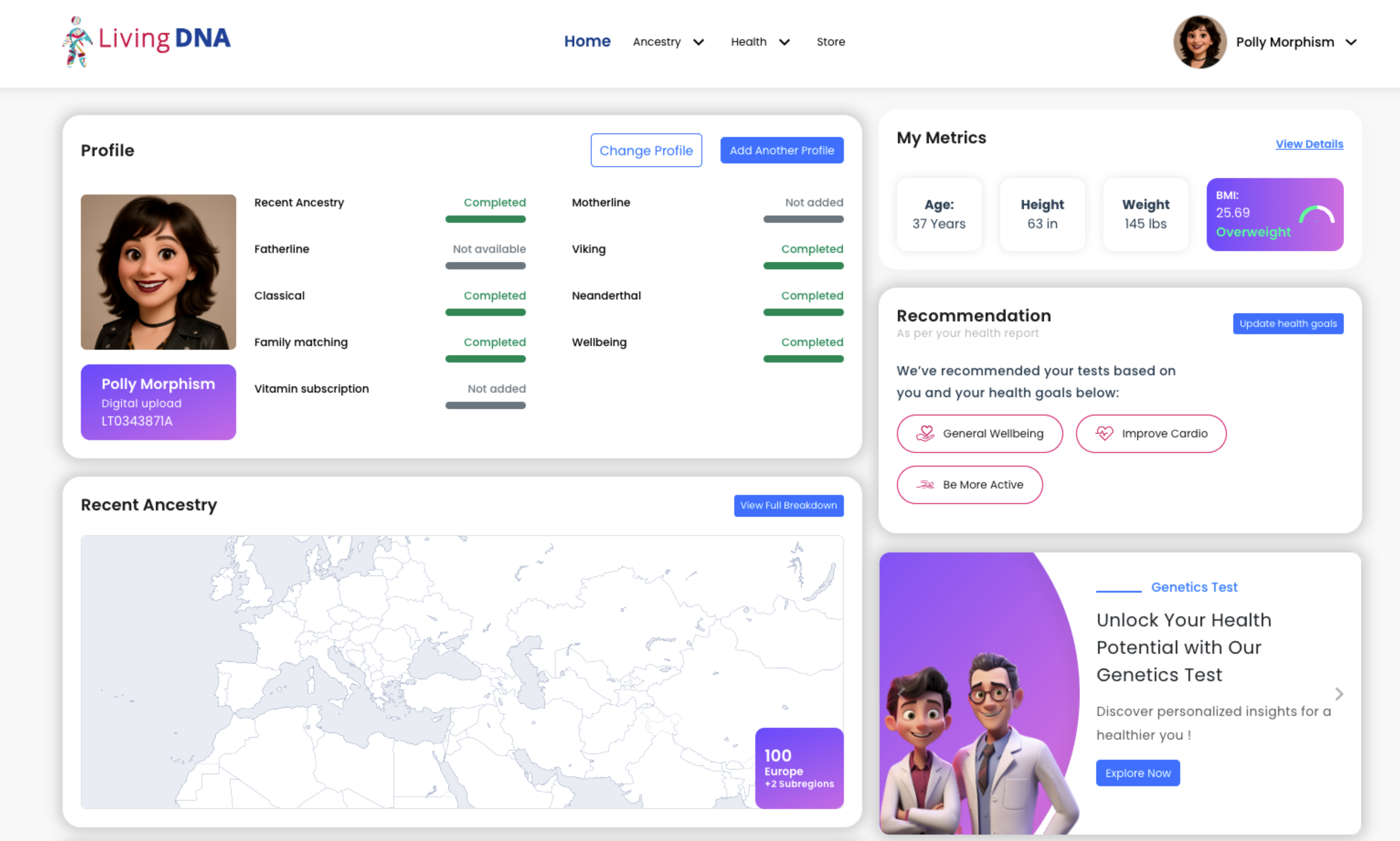 Living DNA's Brand New Portal