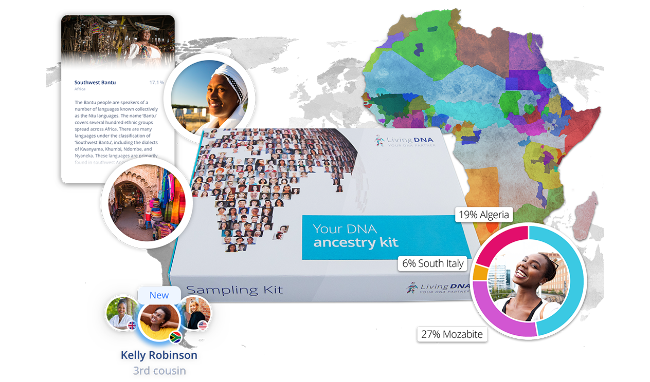 5 times more detail than any other African ancestry DNA test