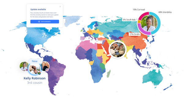 Ancestry DNA Tests Living DNA   Specialist Ancestry Image 